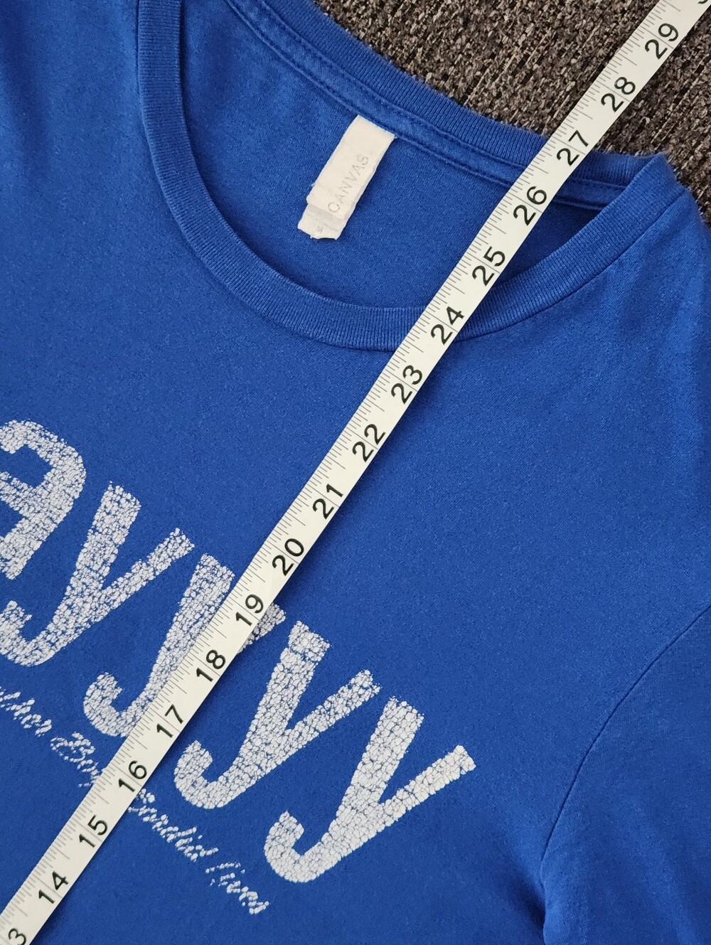 💙Canvas💙 - Blue/White "Sordid Lives" Brother Boy "O-kayyyy" S/S Tee - Picture 9 of 9